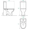 Безободочный унитаз-компакт Koller Pool Edge New Soft-close + бачок (1856550199)- Фото 4